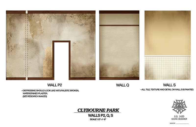 Dining Room Walls Destressed